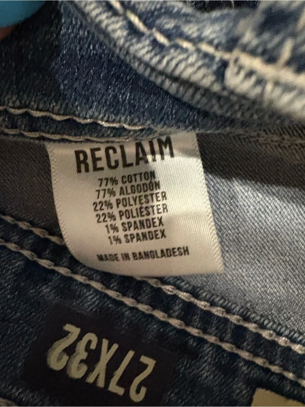 Reclaim Slim Straight Men’s Jeans in Medium Blue